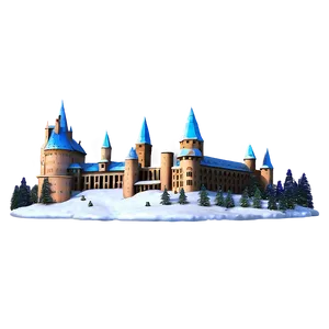 Magical Hogwarts Christmas Png 06252024 PNG image