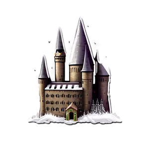 Magical Hogwarts Christmas Png Yjj75 PNG image