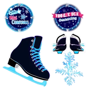 Magical Ice Skating Night PNG 15 PNG
