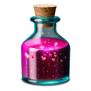 Magical Love Potion Bottle Png Lly96 PNG image