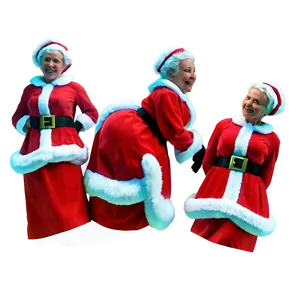 Magical Mrs Claus Scene PNG 81