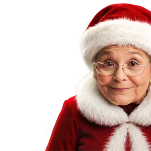Magical Mrs Claus Scene PNG Euk47 PNG
