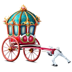 Magical Noel Carriage Png 06292024 PNG image