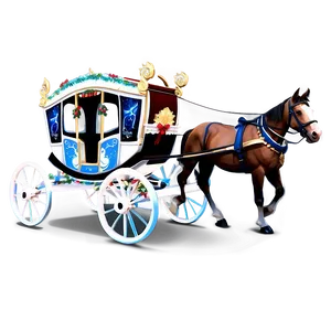 Magical Noel Carriage Png Fvs PNG image