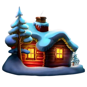 Magical North Pole Scene Png Law PNG image