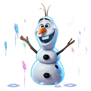 Magical Olaf Sparkles PNG 10