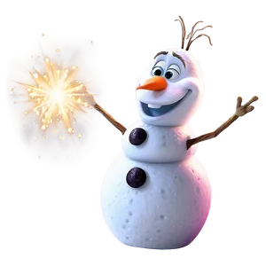 Magical Olaf Sparkles PNG Cse8