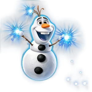 Magical Olaf Sparkles PNG Uii