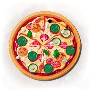 Magical Pizza Cartoon Adventure PNG 06272024 PNG