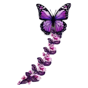 Magical Purple Butterfly Png 14 PNG image