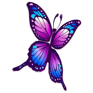 Magical Purple Butterfly Png Lmv40 PNG image