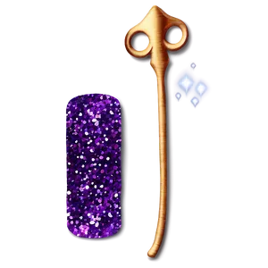 Magical Purple Glitter PNG 06252024