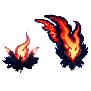 Magical Red Fire Glow PNG Gud
