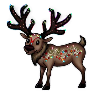 Magical Reindeer Png 05212024 PNG image