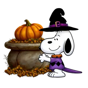 Magical Snoopy Halloween Png 28 PNG image