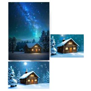 Magical Snowfall Night Png 47 PNG image