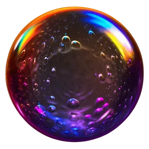 Magical Soap Bubble Glowing Png 06262024 PNG image