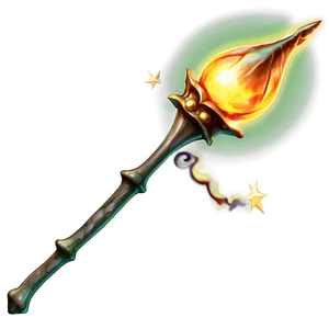 Magical Staff Wand Png Lqu14 PNG image