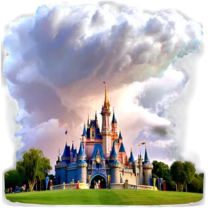 Magical Storm Cloud Magic Kingdom Png 06132024 PNG image