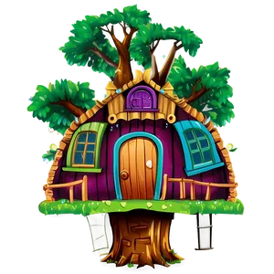 Magical Tree House Png Pfm36 PNG image