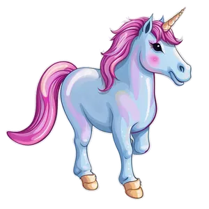 Magical Unicorn Clipart Png 27 PNG image