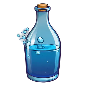 Magical Water Potion Cartoon PNG Qxr80 PNG