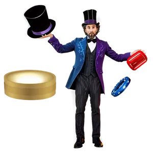 Magician Floating Illusion Png 76 PNG image