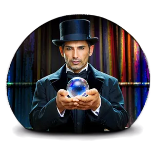 Magician With Crystal Ball Png 78 PNG image