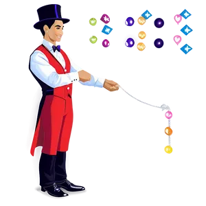 Magician With Magic Rope Png Ijv25 PNG image