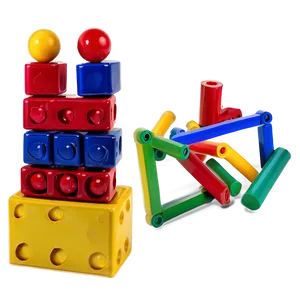 Magnetic Building Blocks Png 06132024 PNG image