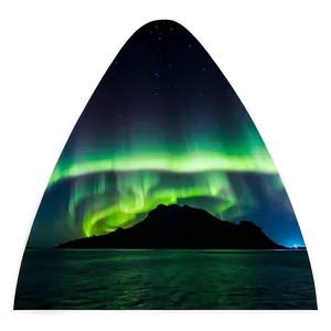 Magnificent Aurora Over Seascape PNG 06202024 PNG