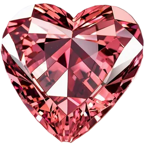 Magnificent Pink Diamond Heart Picture PNG 06282024 PNG