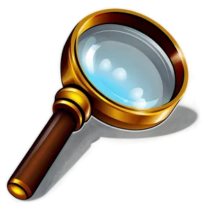 Magnifying Glass And Book Png Hrf54 PNG image
