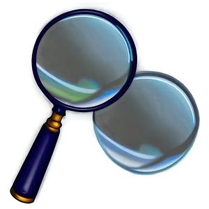 Magnifying Glass And Mystery Png Bxp PNG image