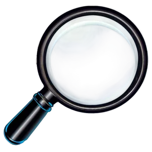 Magnifying Glass For Investigation Png 05042024 PNG image