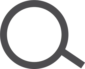 Magnifying Glass Icon Black Background PNG image