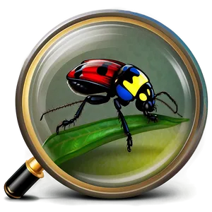 Magnifying Glass With Bug PNG Ebh PNG
