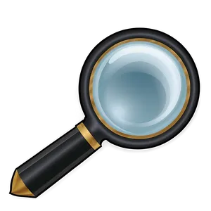 Magnifying Glass With Clues Png 05042024 PNG image