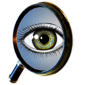 Magnifying Glass With Eye Png Fte PNG image