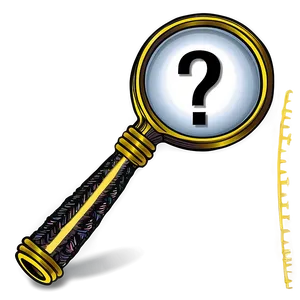 Magnifying Glass With Question Mark Png Gun28 PNG image