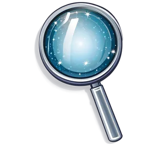 Magnifying Glass With Sparkle Png 98 PNG image