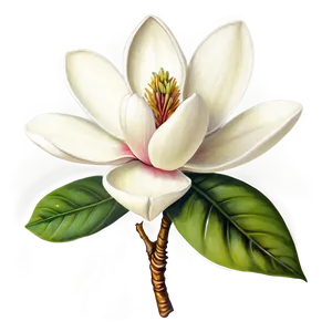 Magnolia Flower Clipart Png 06252024 PNG image