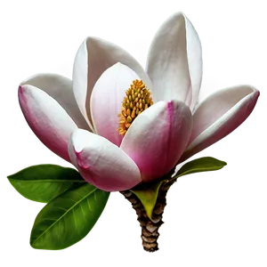 Magnolia Flower Frame Png Jwf34 PNG image