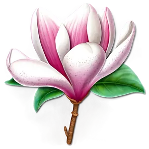 Magnolia Flower Sticker Png Wfp95 PNG image