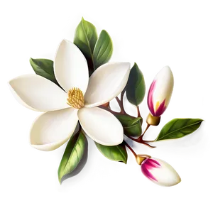 Magnolia Flower Symbol PNG Cyh
