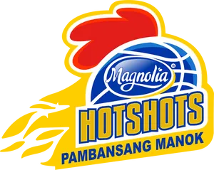 Magnolia Hotshots Basketball Team Logo PNG image