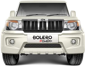 Mahindra Bolero Power Plus Front View PNG image