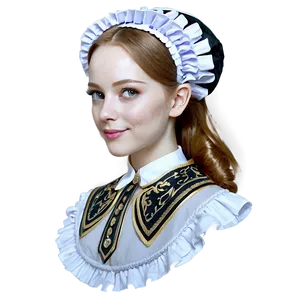 Maid Hat In Detail Png 06292024 PNG image