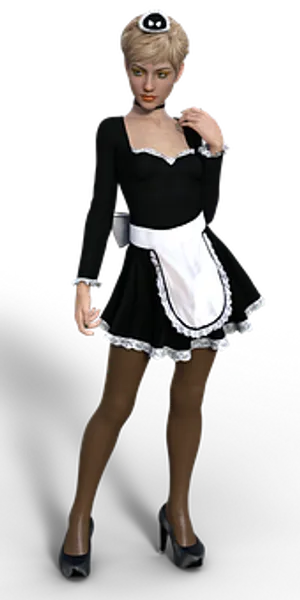 Maid Outfit3 D Model
