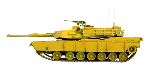 Main Battle Tank Side View PNG image